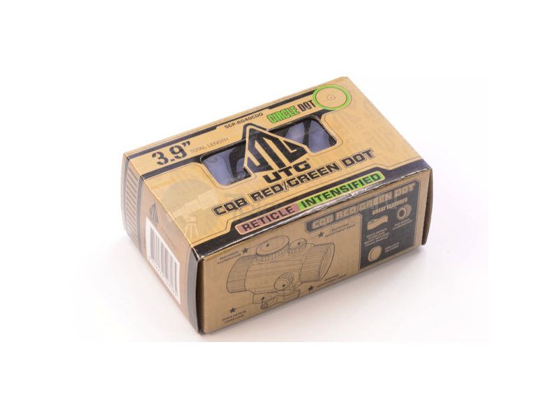 Leapers UTG 3.8" ITA Red/Green Single Dot Sight w/Integral QD Mount (SCP-RG40CDQ)