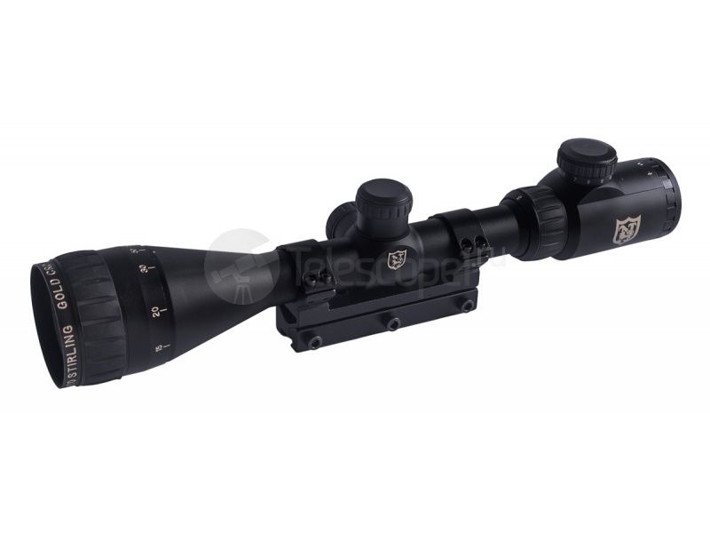 Nikko Stirling Airking 3-9x42 AO IR, Half Mil-dot (NGRAI3942)