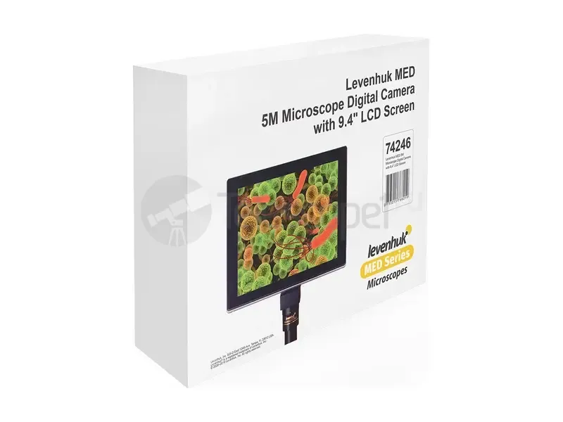 Камера цифровая Levenhuk MED 5 Мпикс с ЖК-экраном 9,4" для микроскопов