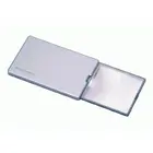Лупа выдвижная асферическая Eschenbach EasyPocket 3x, 50x45 мм, с подсветкой, серебристая