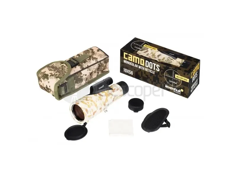 Монокуляр Levenhuk Camo Dots 10x56 с сеткой