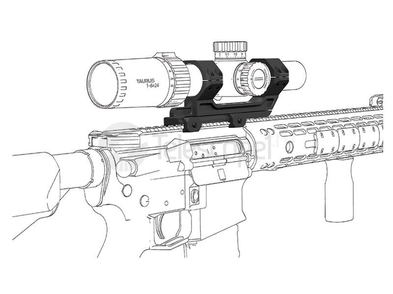 Кронштейн Vector Optics 1-Piece Adjustable Extended на weaver 30 мм, регулируемый вынос (XASR-3037) Кронштейн Vector Optics 1-Piece Adjustable Extended на weaver 30 мм, регулируемый вынос (XASR-3037)