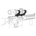 Кронштейн Vector Optics 1-Piece Adjustable Extended на weaver 30 мм, регулируемый вынос (XASR-3037) Кронштейн Vector Optics 1-Piece Adjustable Extended на weaver 30 мм, регулируемый вынос (XASR-3037)