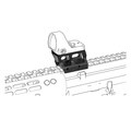 Кронштейн Vector Optics MOJ Red Dot Lower 1/3 Co-Witness Cantilever Picatinny Riser Mount, высокий (SCRA-71) Кронштейн Vector Optics MOJ Red Dot Lower 1/3 Co-Witness Cantilever Picatinny Riser Mount, высокий (SCRA-71)