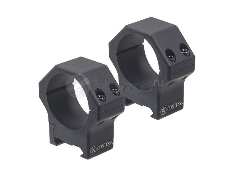 Кольца Contessa 30 мм на Picatinny, высокие