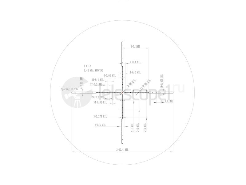 Veber Пневматика III 6-24X50 SF IR Veber Пневматика III 6-24X50 SF IR