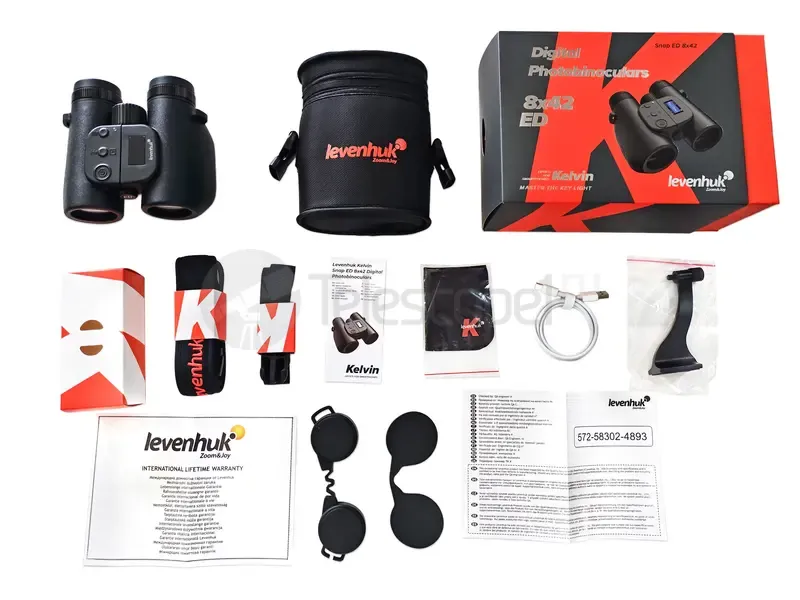 Бинокль Levenhuk Kelvin Snap ED 8x42