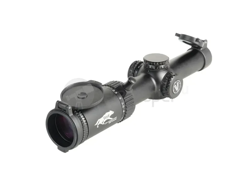 Оптический прицел Veber Wolf 1.25-4.5x26 IR FD07 Загонник
