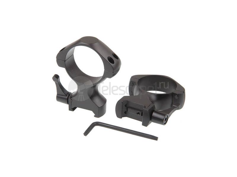 Кольца быстросъемные Veber E 3421 HS на weaver, 34 мм, высокие (27314)