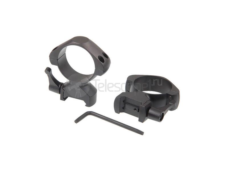 Кольца быстросъемные Veber E 3421 MS на weaver, 34 мм, средние (27313) Кольца быстросъемные Veber E 3421 MS на weaver, 34 мм, средние (27313)