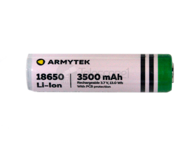 Аккумулятор Armytek 18650 Li-Ion 3500 mAh c защитой