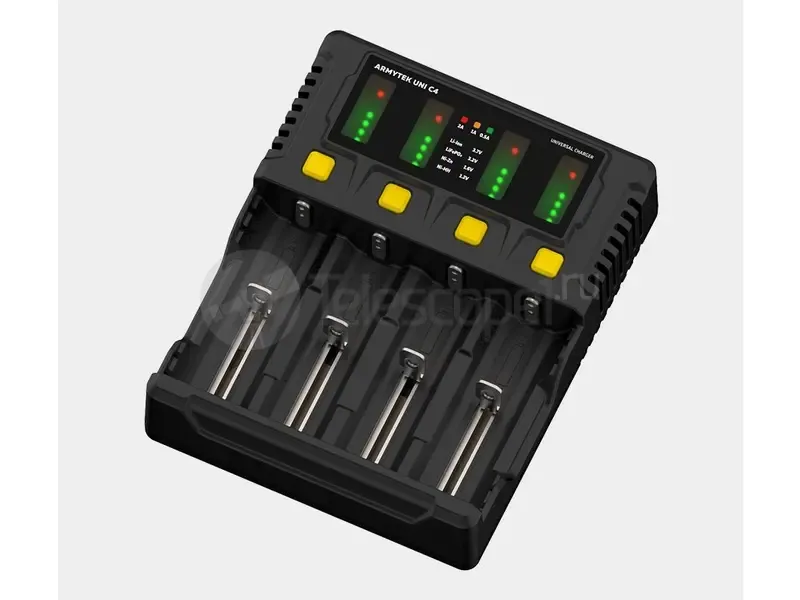 Зарядное устройство Armytek Uni C4 универсальное на 4 аккумулятора