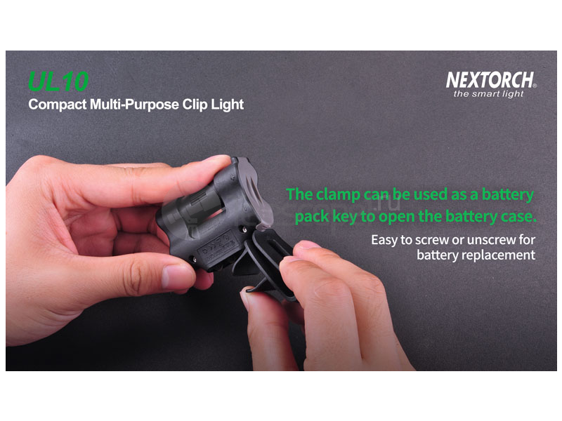 Nextorch UL10, 65 лм, с клипсой