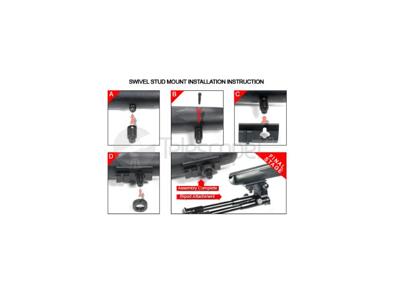 UTG Leapers на антабку и Picatinny (высота 23 - 28 см)