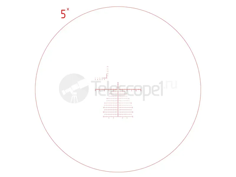 Оптический прицел Dedal DHF 5-20Х56 FFP, сетка MRH-W2