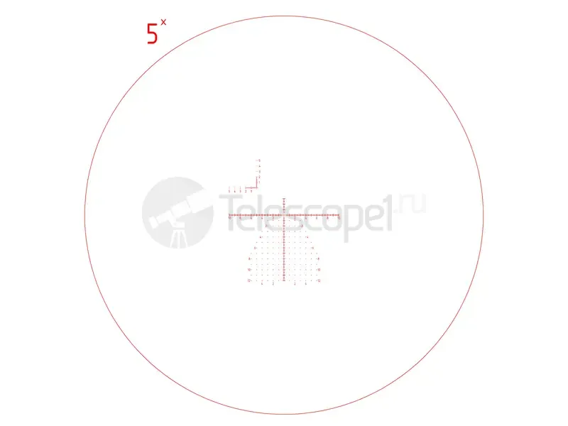 Оптический прицел Dedal DHF 5-20Х56 FFP, сетка MRH-DGW1