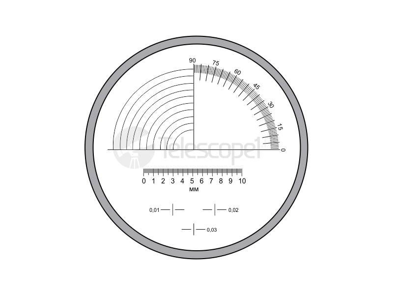 Лупа Регула 1004М с подсветкой (измерительная)
