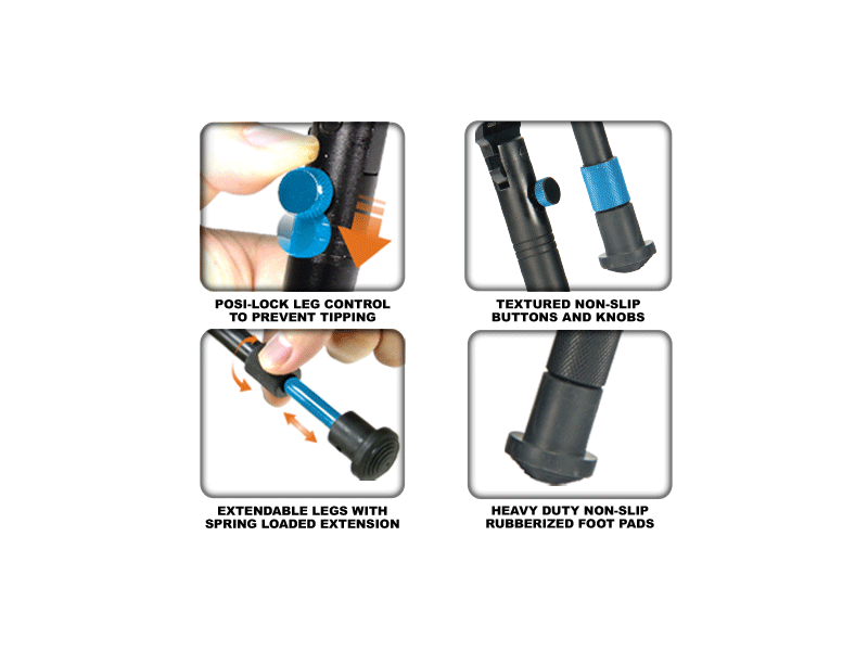 UTG Leapers на ствол (высота 22 - 26 см)