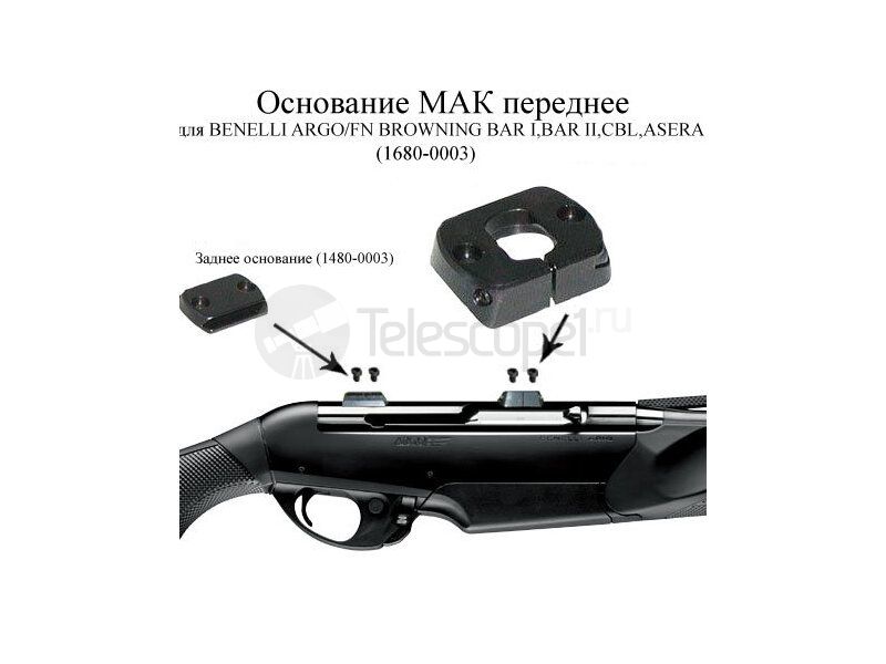 Основание МАК переднее для Benelli Argo (1680-0003)