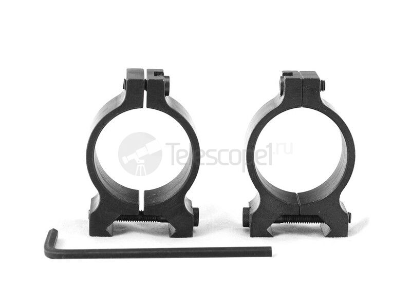 Кольца 30 мм стальные, низкие Кольца 30 мм стальные, низкие