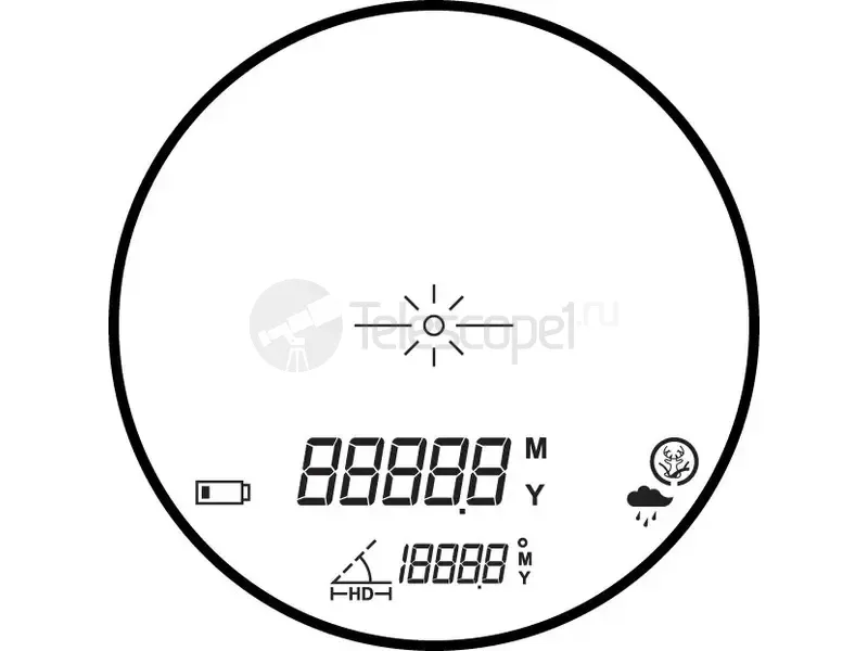 Hawke Vantage LRF 600 LCD