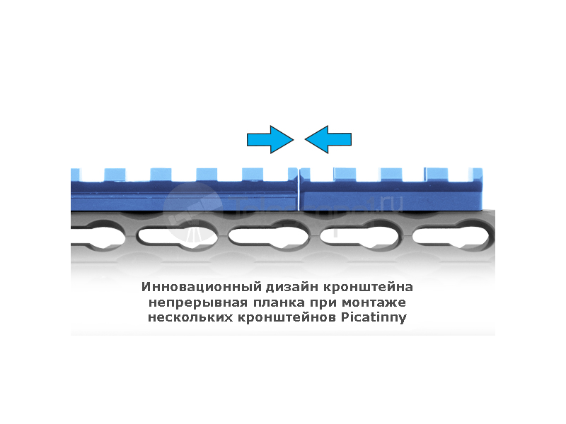 Планка Leapers Picatinny на KeyMod, 4 слота Планка Leapers Picatinny на KeyMod, 4 слота