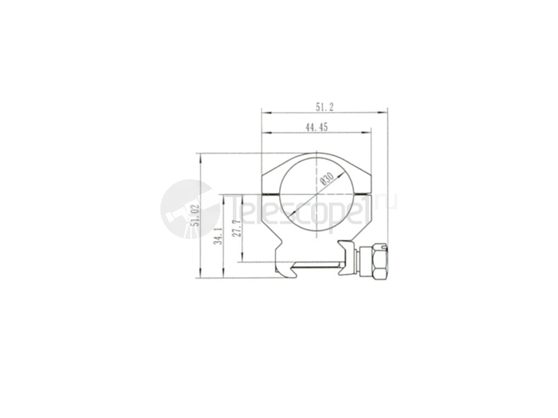 Кольца Nikko Stirling Sport Match на weaver, 30 мм, средние (NSSM30WM) Кольца Nikko Stirling Sport Match на weaver, 30 мм, средние (NSSM30WM)
