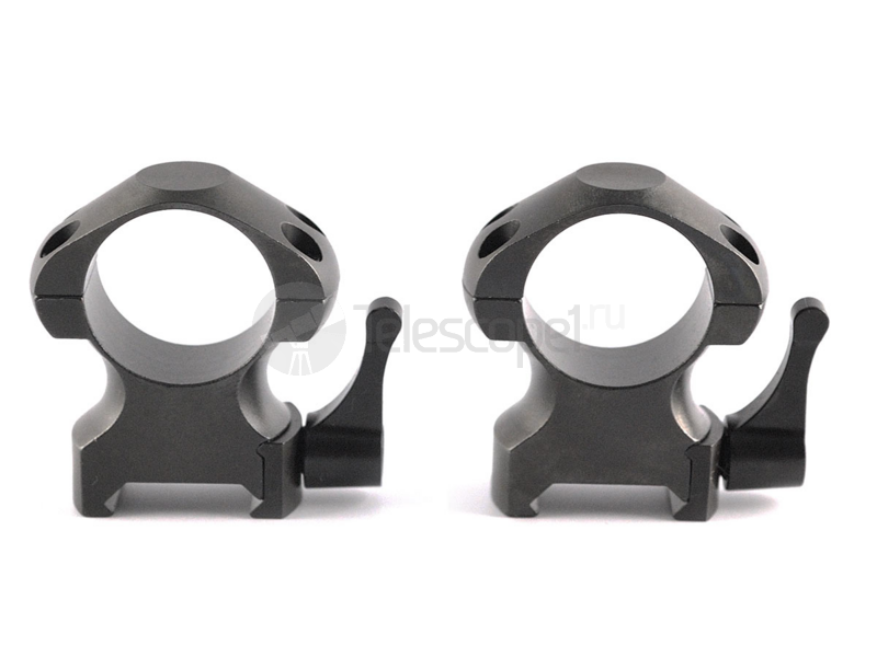 Кольца Nikko Stirling Diamond QR на weaver, 25.4 мм, высокие (NSMQR1WH)