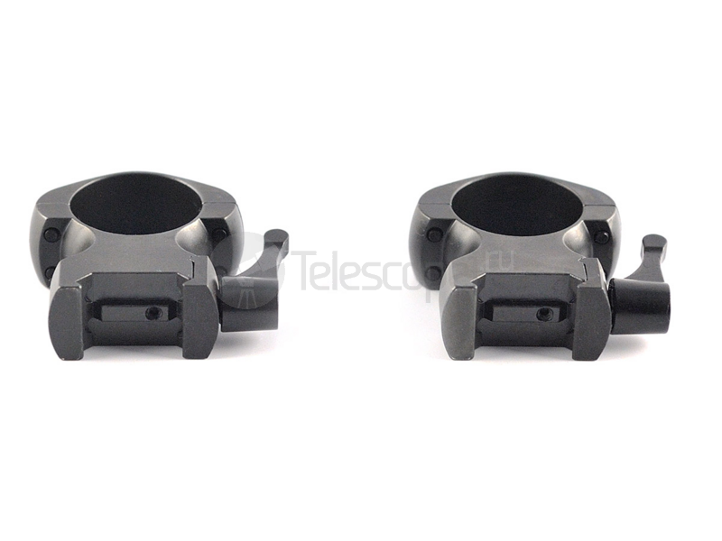 Кольца Nikko Stirling Diamond QR на weaver, 25.4 мм, высокие (NSMQR1WH)