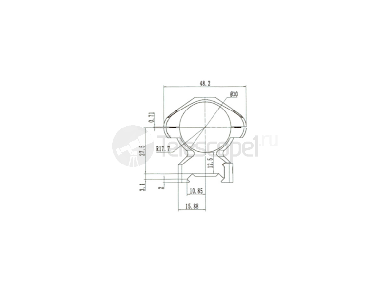Кольца Nikko Stirling Diamond на weaver, 30 мм, высокие (NSM30WH) Кольца Nikko Stirling Diamond на weaver, 30 мм, высокие (NSM30WH)