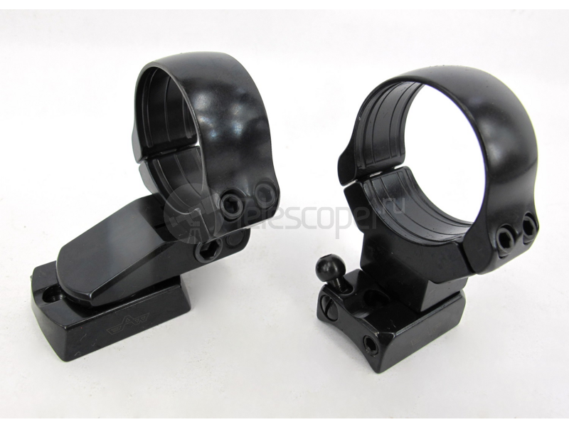 Быстросъемный поворотный кронштейн Apel 30 мм на Mauser M98 (300-05098) Быстросъемный поворотный кронштейн Apel 30 мм на Mauser M98 (300-05098)