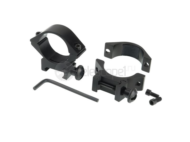 Кольца Veber 3021 L1 на weaver, 30 мм, низкие (29830)