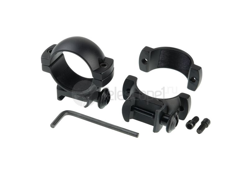 Кольца Veber 3021 L2 weaver, 30 мм, низкие (29829)