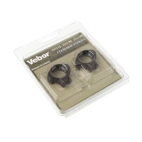 Кольца Veber 2511 LS на ласточкин хвост, 25.4 мм, низкие (27304)