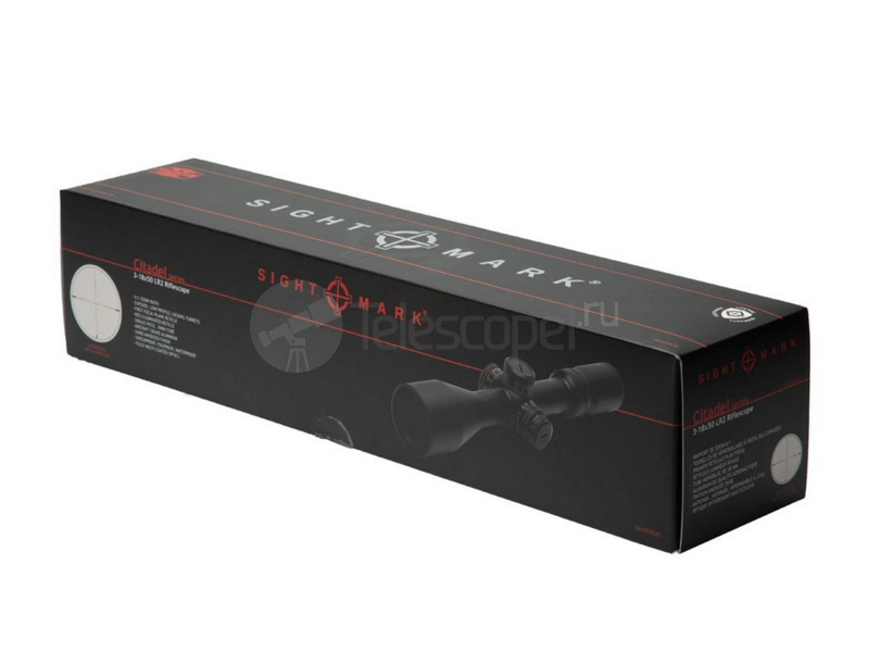 Sightmark Citadel 3-18x50, FFP, сетка LR2