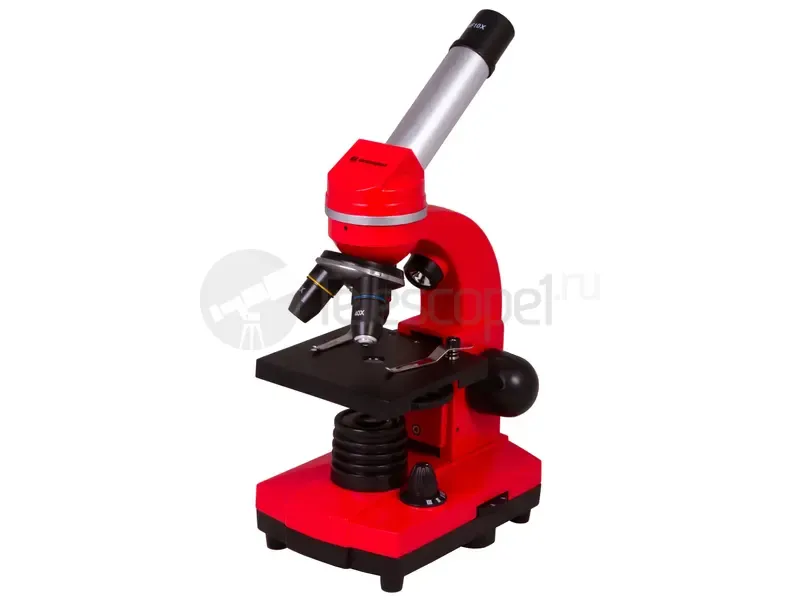 Микроскоп Bresser Junior Biolux SEL 40x-1600x, красный