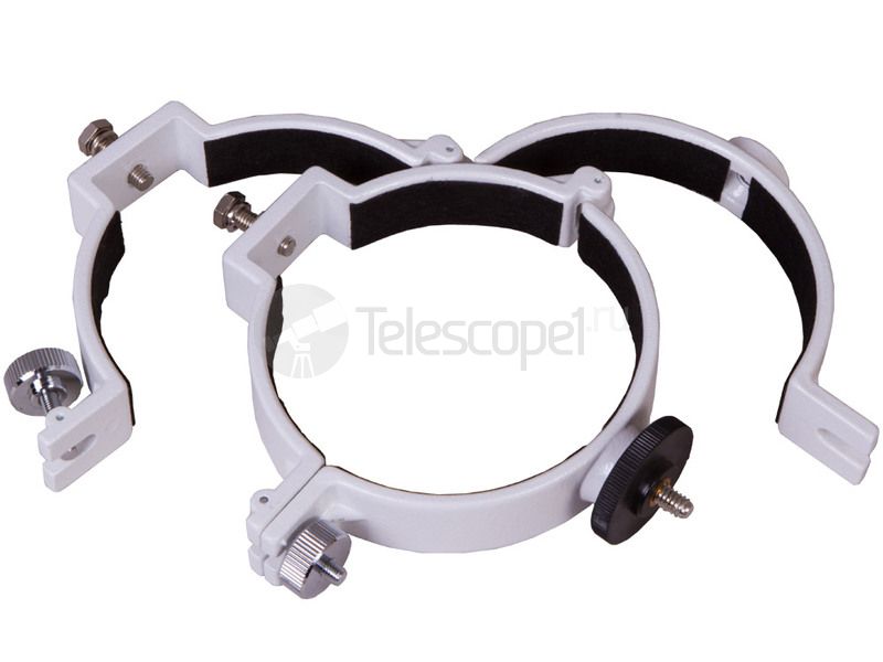 Кольца крепежные Sky-Watcher для рефракторов 101-102 мм (внутренний диаметр 100 мм) Кольца крепежные Sky-Watcher для рефракторов 101-102 мм (внутренний диаметр 100 мм)