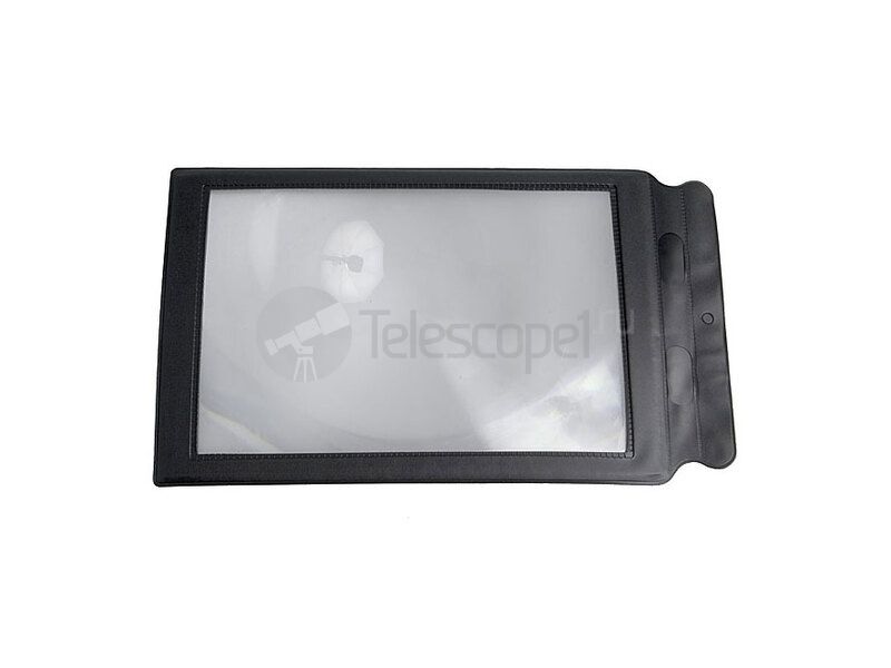 Линза Френеля Veber 3x, 300x190 мм, в виниловой рамке Линза Френеля Veber 3x, 300x190 мм, в виниловой рамке