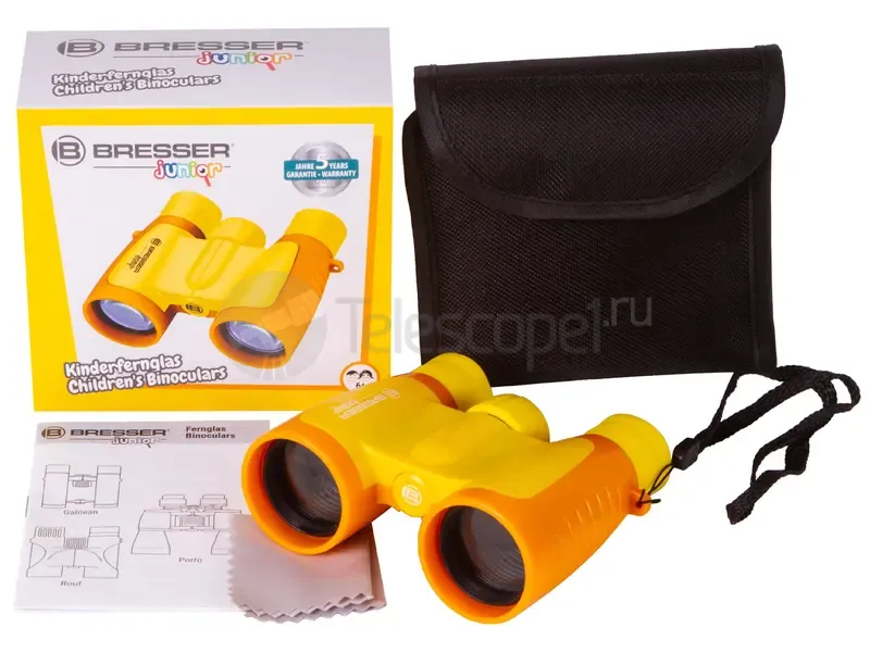 Бинокль Bresser Junior 3x30, желтый