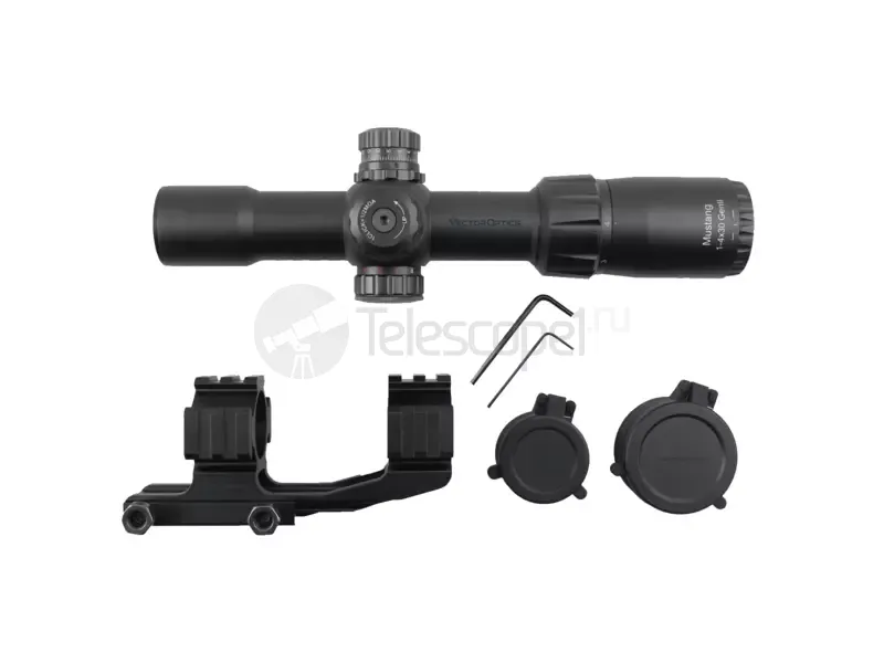 Vector Optics Mustang 1-4x30 SFP Chevron (SCOC-29)