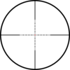 Hawke Mil Dot Center Dot Red